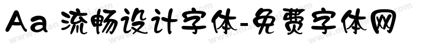 Aa 流畅设计字体字体转换